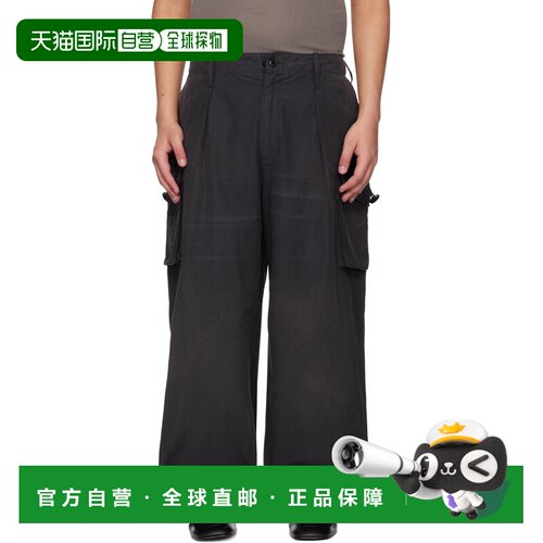 香港直邮Maison Margiela 马丁 马吉拉 男士 灰色工装裤 S50KA070