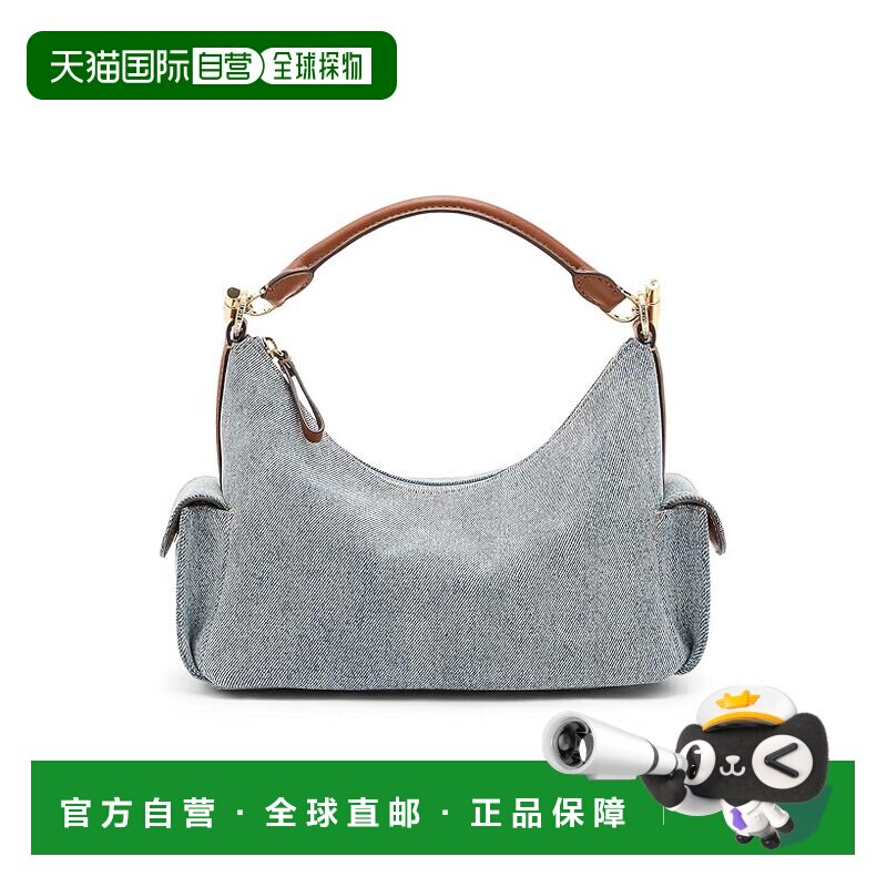 美国直邮Lauren Ralph Lauren 女士 Blaike 水洗牛仔布小号肩包
