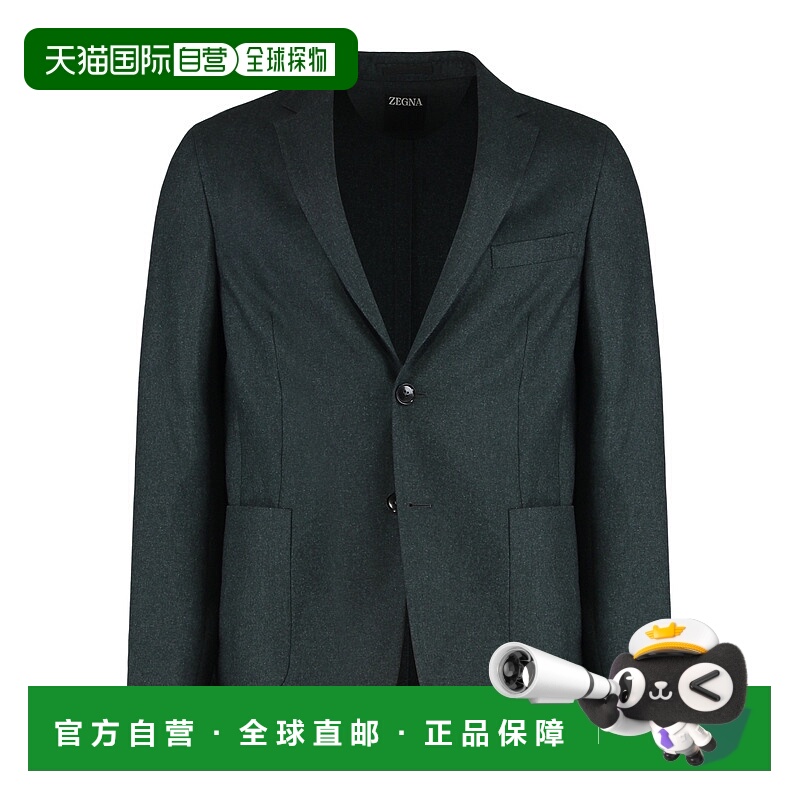 香港直邮Zegna 单排扣外套 1D7SG0250714A2杰尼亚