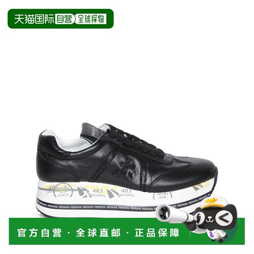 1h可退 香港直邮PREMIATA 女士运动鞋 BETH7107 AW2025 黑色 Smoo