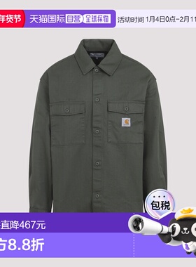 1h可退 香港直邮CARHARTT WIP 男士 KELLY 绿色衬衫式棉质夹克 I0