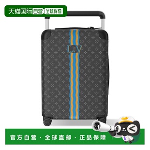 自营欧洲直邮LV路易威登 Horizon涂层帆布老花图案行李箱男女通用