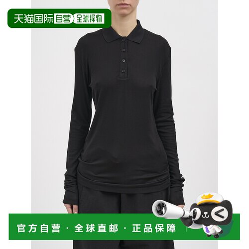 香港直邮Entire Studios 女士 LS 黑色Polo衫 NESSS26PO012410015