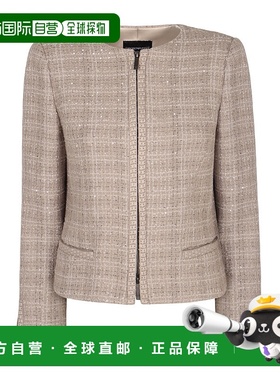 香港直邮Emporio Armani 圆领长袖休闲夹克 EW002143AF14734U外套