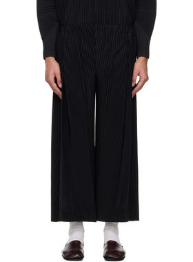 1h可退 香港直邮Homme Plisse Issey Miyake 男士 黑色 Pleats Bo
