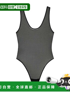 1h可退 香港直邮ANINE BING 女士 Alysha 几何图案连体衣 A101068