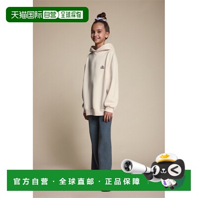 欧洲直邮Pyrenex Arcol儿童奶油白有机棉连帽卫衣