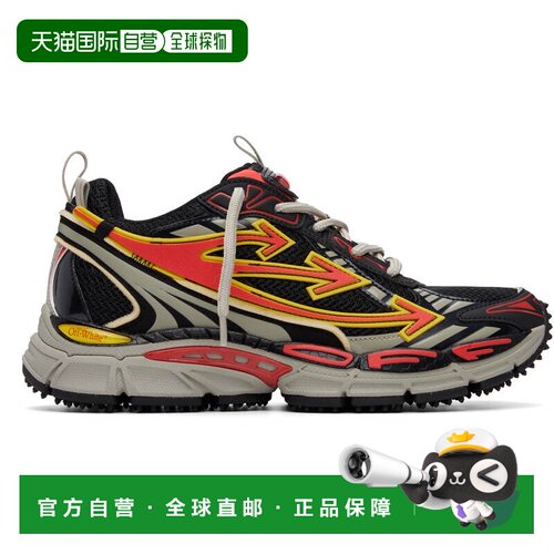 香港直邮off-white 男士 黑色 Be Right Back Mesh 运动鞋 OMIA29