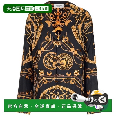 1h可退 香港直邮Marine Serre 女士 徽标衬衫 T079SS23XWOVSE0