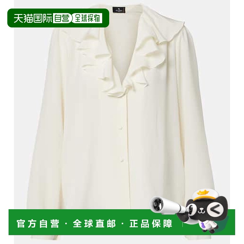 香港直邮Etro 艾特罗 女士 真丝衬衫 white白色 舒适时尚
