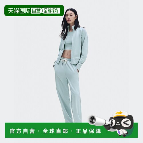 自营欧洲直邮ON昂跑 Courtside女士蓝色聚酯纤维运动长裤运动套装
