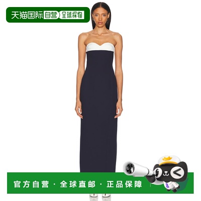 1h可退 香港直邮KHAITE 女士 Yael 连衣裙 54904114 blue蓝色 舒