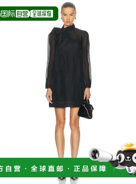 1h可退 香港直邮ZIMMERMANN 女士 梦幻蝴蝶结迷你连衣裙 5414DF25