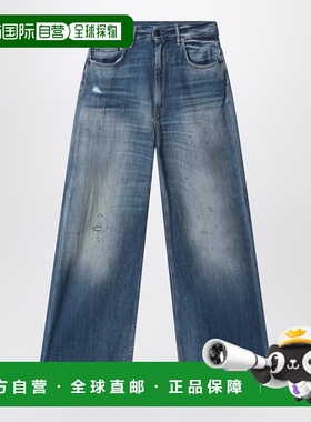 1h可退 香港直邮Acne Studios 艾克妮 女士 splashes 蓝色褪色设