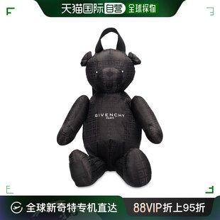 香港直邮Givenchy 提花尼龙泰迪熊双肩包童装 女童 纪梵希