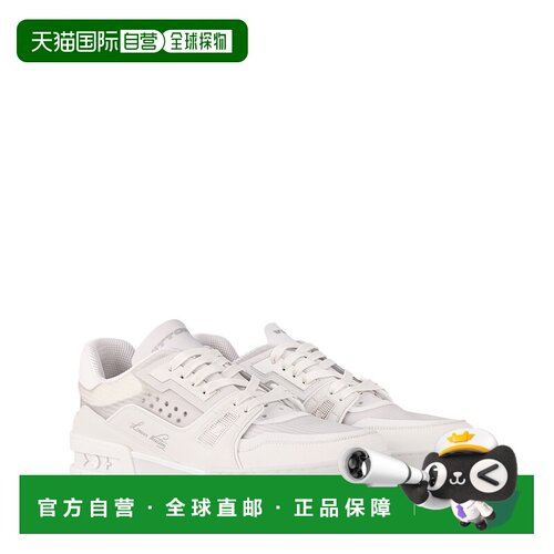 自营欧洲直邮LV路易威登 Trainer男士白色混合材质运动鞋