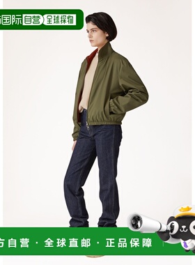 自营欧洲直邮Loro Piana 女士绿色/红色功能性面料夹克