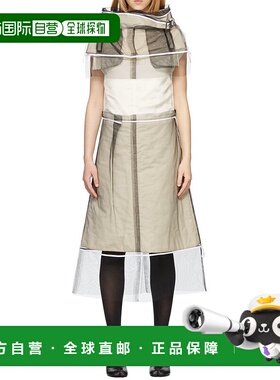 香港直邮Maison Margiela 薄纱中长连衣裙 S31CT0987S54516针织