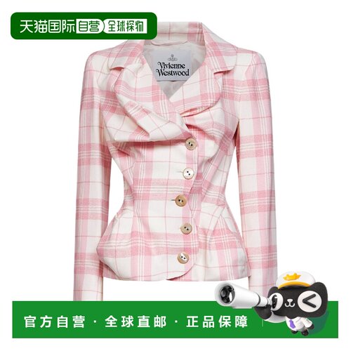 香港直邮VIVIENNE WESTWOOD 女士西服 1401006CW01JUIVORYPINK