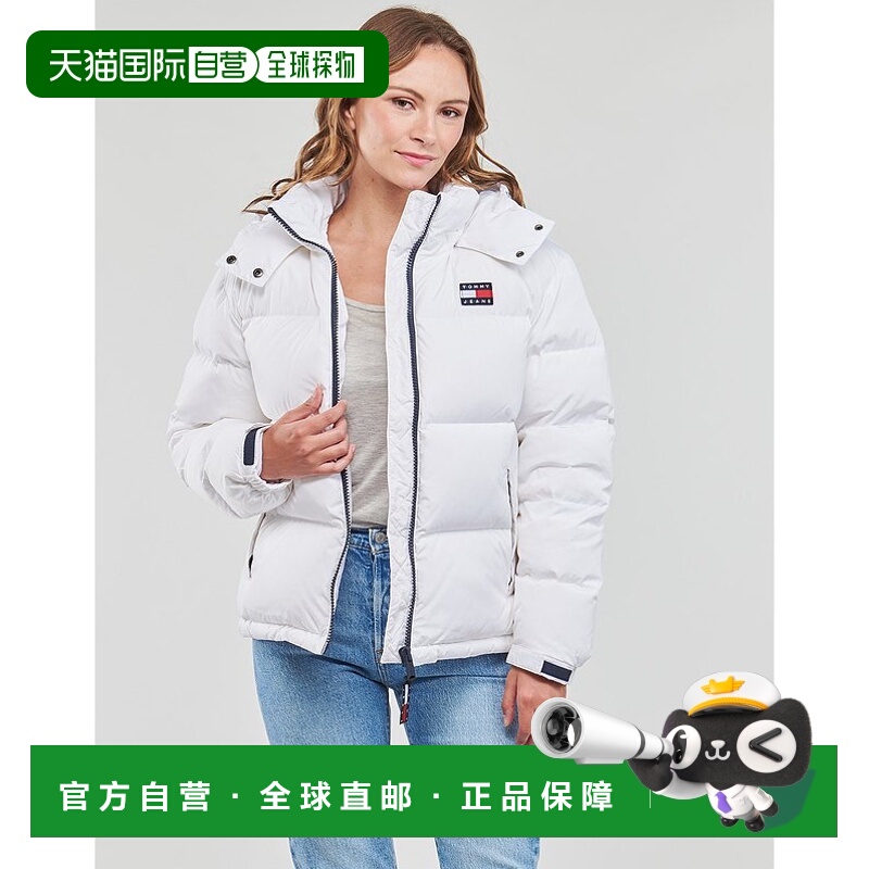 欧洲直邮Tommy Jeans 女士 TJW ALASKA PUFFER 羽绒服 白色高端流