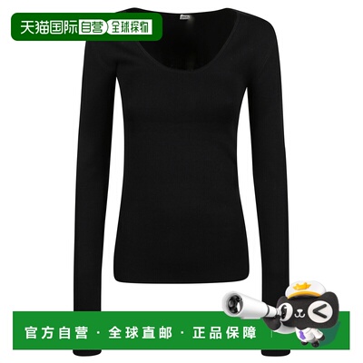 香港直邮TOTEME 女士针织衫 254WRT0571YA0128001 SS2026 黑色