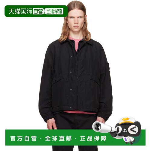 香港直邮Stone Island 石头岛 男士 黑色 David Light-TC 夹克 L2