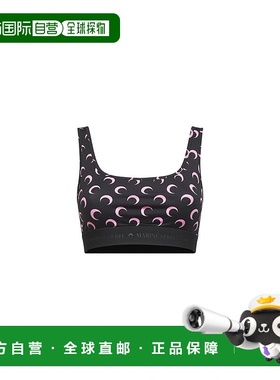 香港直邮Marine Serre 女士 月亮印花無袖運動文胸 WUW055BCJER00