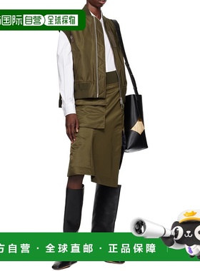 香港直邮Sacai 斜纹半身裙 24-07385a字裙