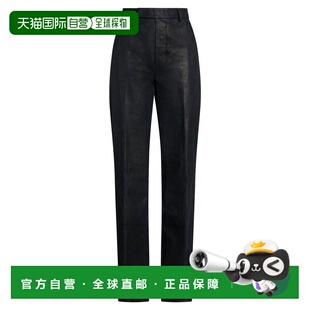 欧文斯 女士 皮裤 owens 直筒裤 瑞克 子休闲裤 香港直邮rick 皮革裤