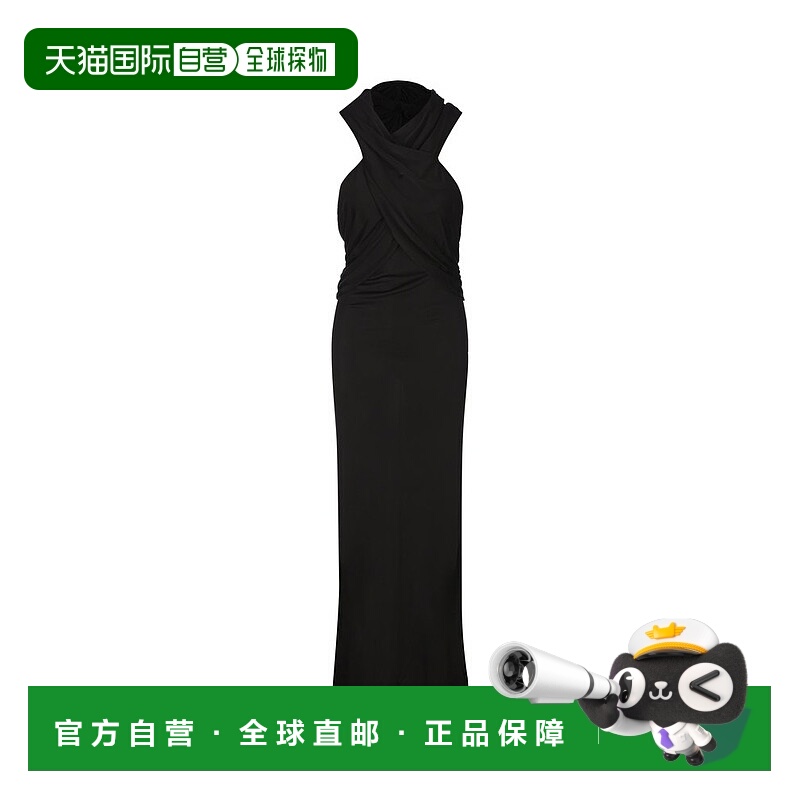 1h可退 香港直邮Saint Laurent 圣罗兰 女士 无袖露背连衣裙 7407