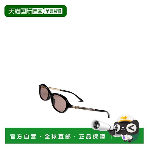 Gucci 椭圆形镜框太阳镜 A000PYJ0741古驰配饰 【付后1h可退】