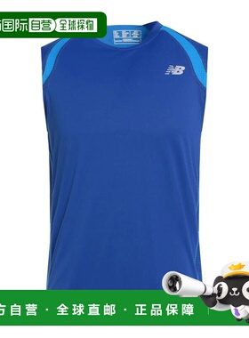 1h可退 香港直邮New Balance  男士 T恤 blue蓝色 舒适时尚