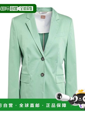 香港直邮BOSS 波士 女士 西装外套 green绿色 舒适时尚