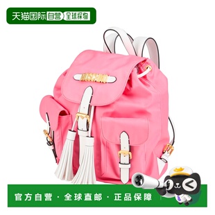 香港直邮Moschino 莫斯奇诺 女士 背包 pink粉色 舒适时尚双肩包