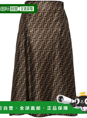 1h可退 FENDI 女士半身裙 FQ7601A8G3F1440包臀裙a字裙