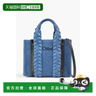 1h可退 香港直邮Chloe 蔻依 女士 Woody 牛仔布手提包 CHC24SS397