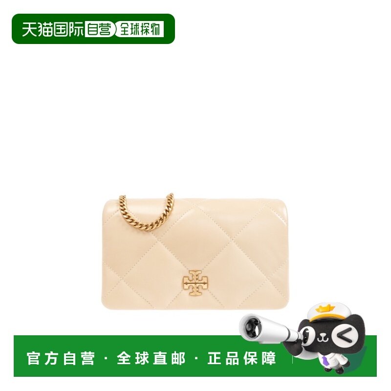 1h可退 香港直邮Tory Burch/汤丽柏琦 25FW 钻石格纹链条钱包 Wom