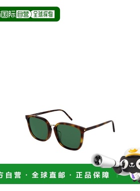 香港直邮Saint Laurent 徽标细节太阳镜 SL131F