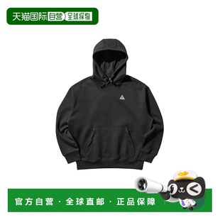 自营欧洲直邮Nike耐克 黑色聚酯纤维口袋连帽卫衣 ACG系列男士