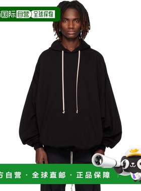 香港直邮rick owens 瑞克 欧文斯 男士 黑色 Temple Hun 连帽衫 R