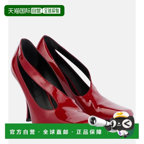 香港直邮KHAITE 女士 Eva 100 镂空漆皮浅口鞋 re【付后1h可退】
