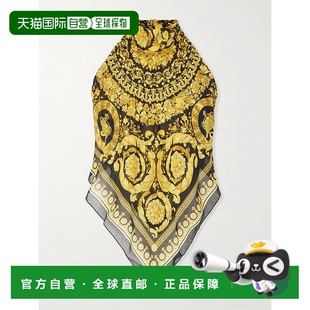 香港直邮versace 上衣 范思哲 Barocco软绸罩衫 10165 女士 1h可退
