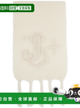 1h可退 香港直邮Jil Sander 吉尔 桑达 女士 灰白色围巾 J40TE011