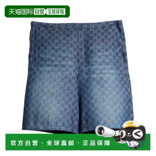 Gucci GG牛仔短裤 A006EVXDDIK休闲裤