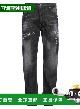 1h可退 香港直邮Dsquared2 二次方 男士 牛仔长裤 black黑色 舒适