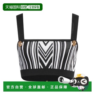 1h可退 香港直邮Balmain 巴尔曼 女士 上衣 black黑色 舒适时尚