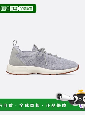 1h可退 香港直邮DIOR 迪奥 男士 灰色运动鞋 3SN333AASH grey灰色