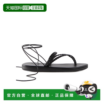 香港直邮ANCIENT GREEK SANDALS 女士凉鞋 BRAIDEDCROSSTOEBLACK