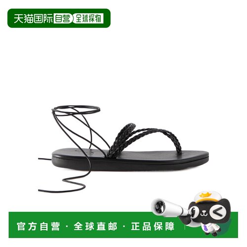 香港直邮ANCIENT GREEK SANDALS 女士凉鞋 BRAIDEDCROSSTOEBLACK