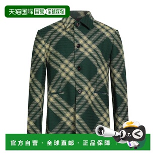 男士 巴宝莉 西装 外套 舒适 1h可退 green绿色 香港直邮Burberry